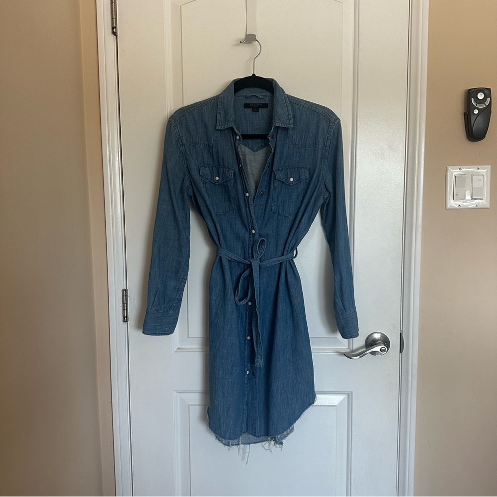 ALL SAINTS Zelda Denim Dress